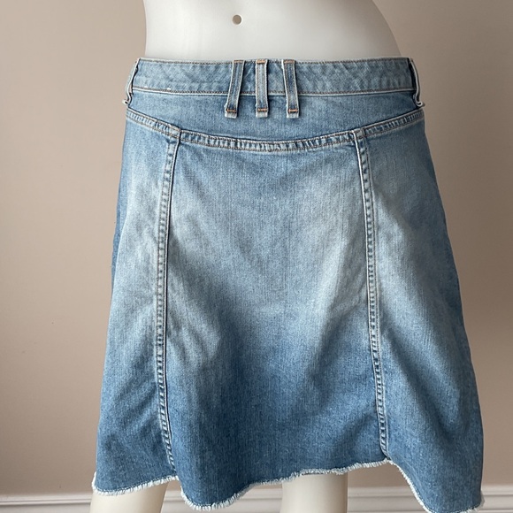 Mcguire Front Buttoned Jean Skirt - Picture 2 of 9